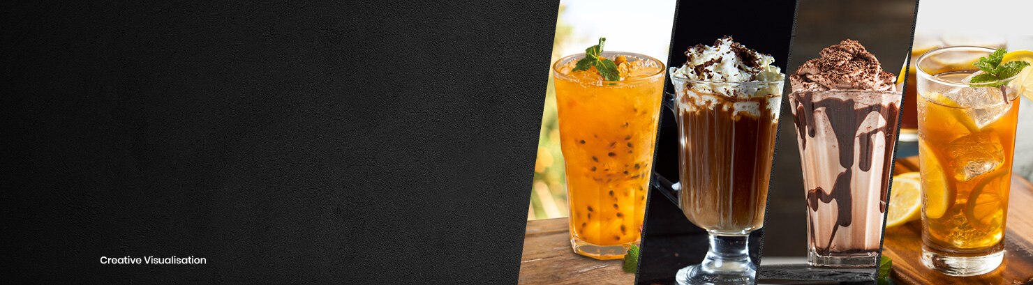 Enticing beverage options for a café experience