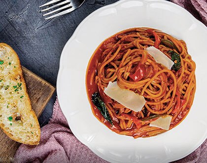 Spaghetti Arrabbiata Pasta