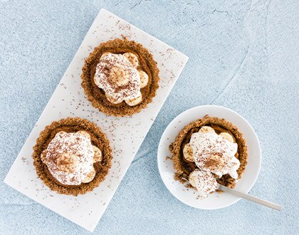 Coconut Banoffee tart