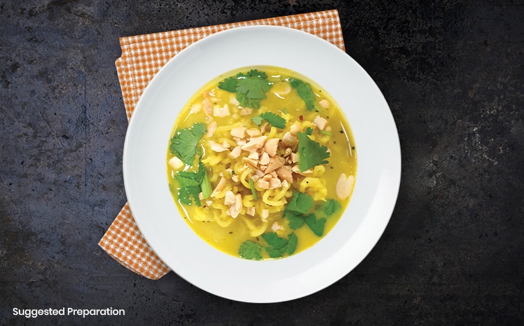 Burmese Khao-suey With Vegetables