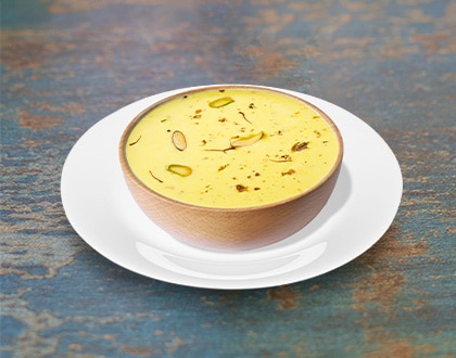 Saffron Baked Yoghurt with Honey Toasted Nuts