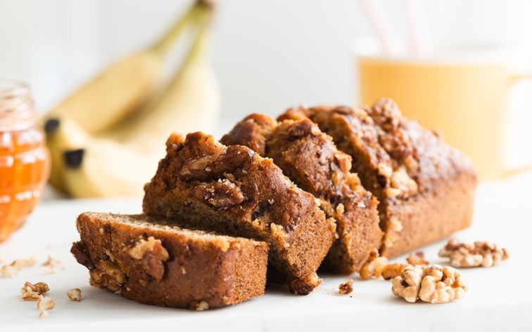 Banana Walnut Tea Cake
