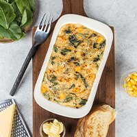 Corn & Spinach Augratin